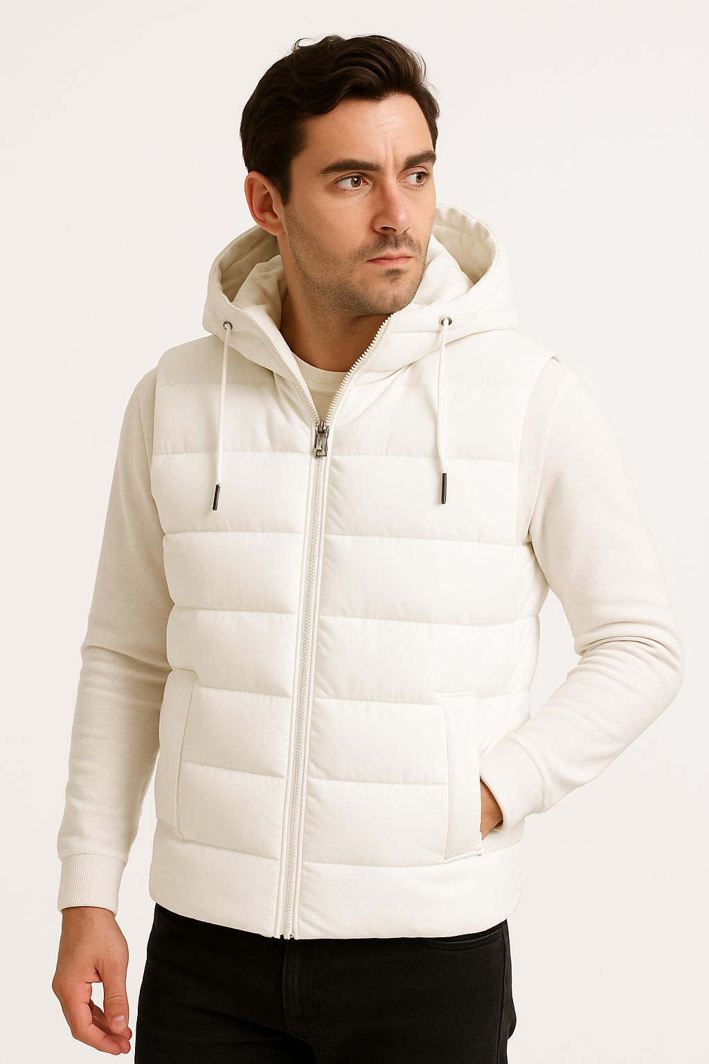 UrbanEdge Puffer Vest with Hood
