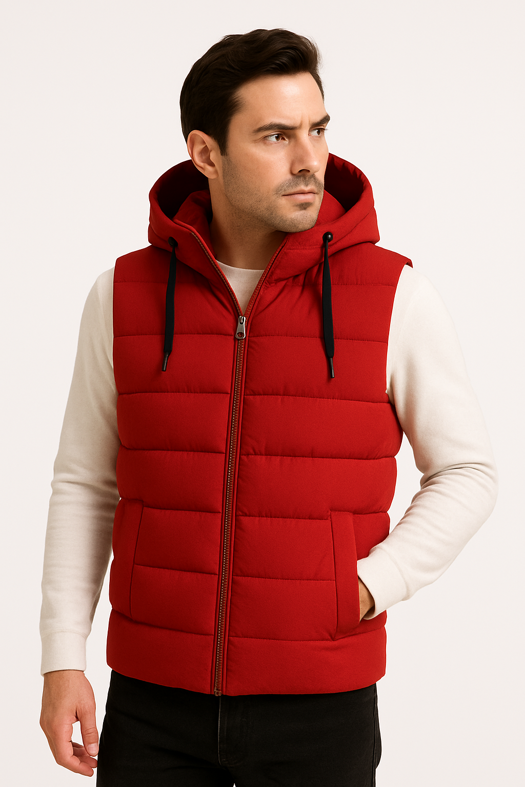 UrbanEdge Puffer Vest with Hood