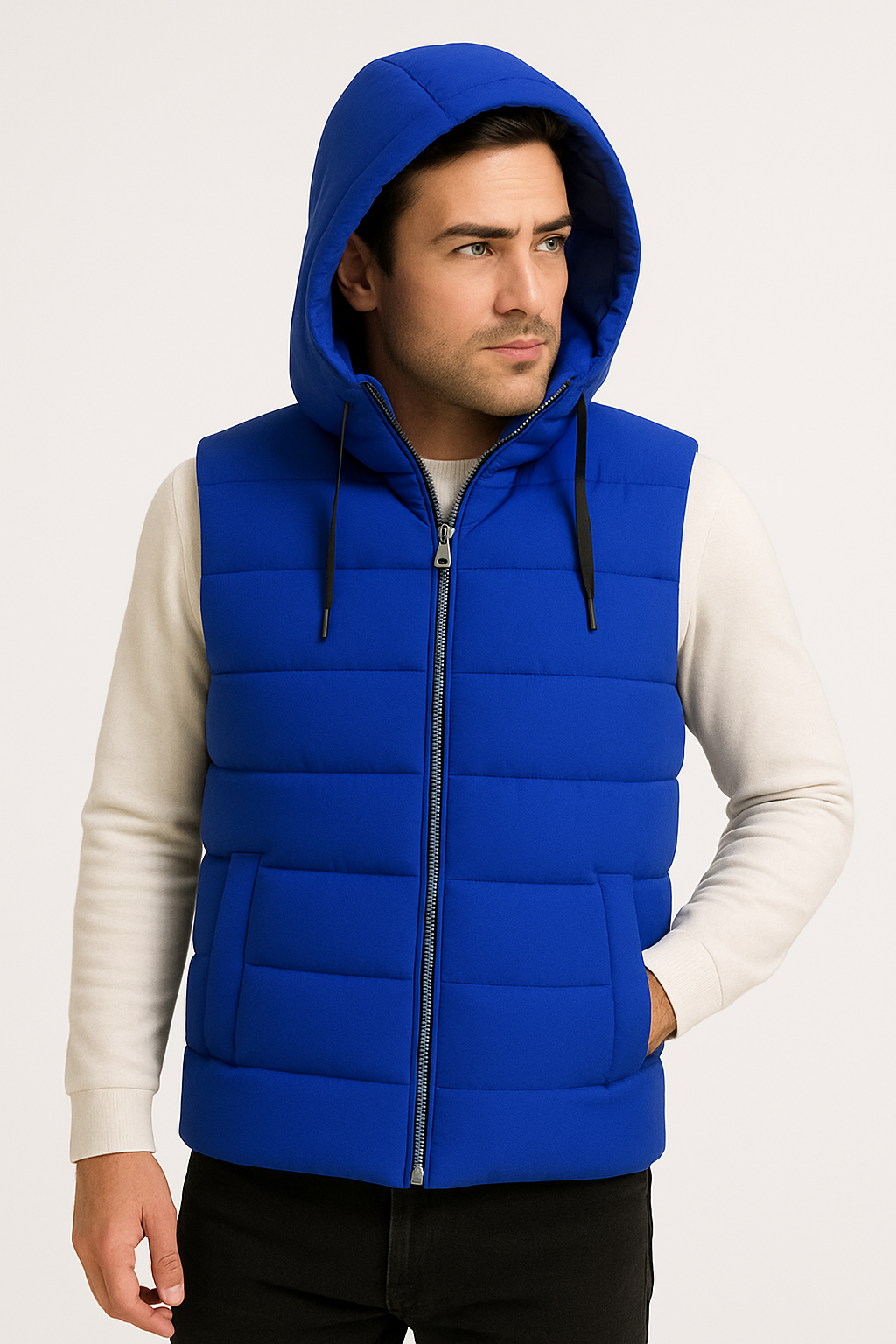 UrbanEdge Puffer Vest with Hood