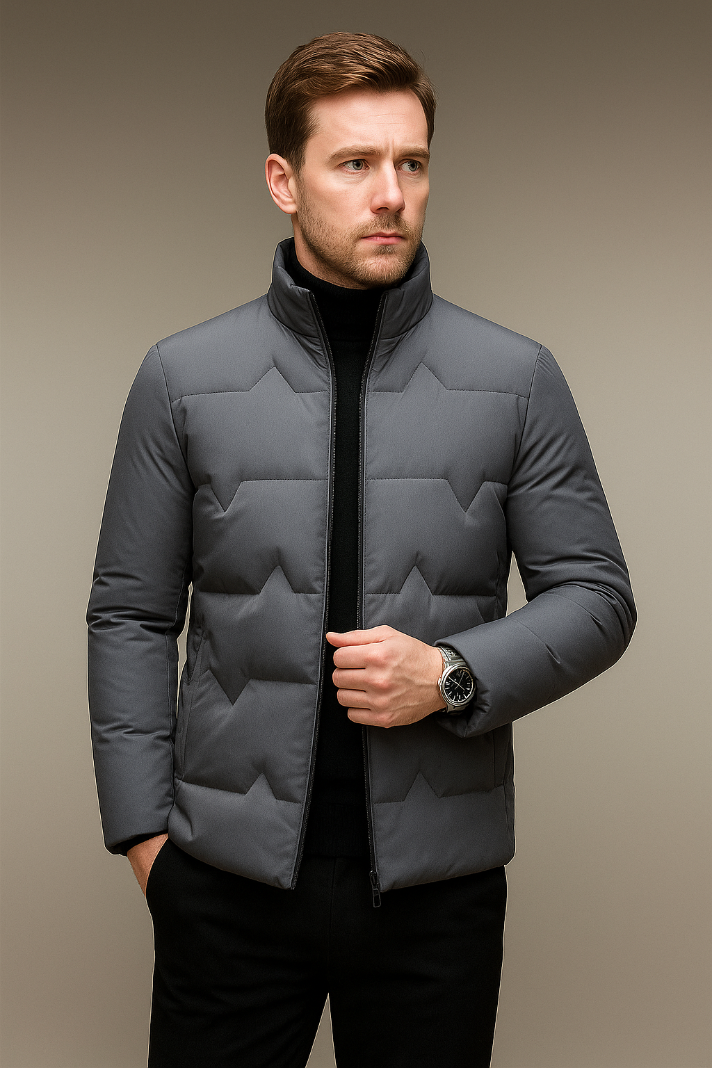 Men’s Stylish Lightweight Puffer Jacket