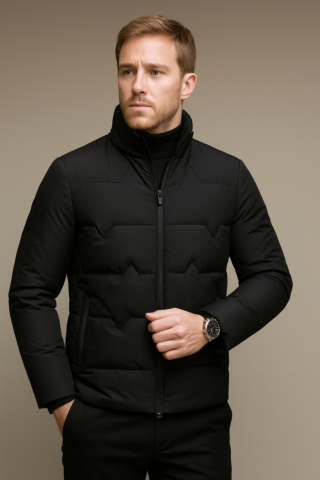 Men’s Stylish Lightweight Puffer Jacket