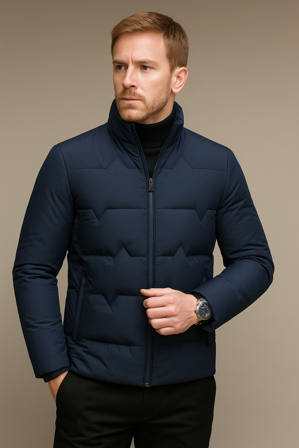 Men’s Stylish Lightweight Puffer Jacket