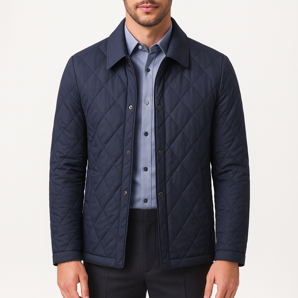 Men’s Insulated Business Jacket – Tailored, Smart & Water-Resistant