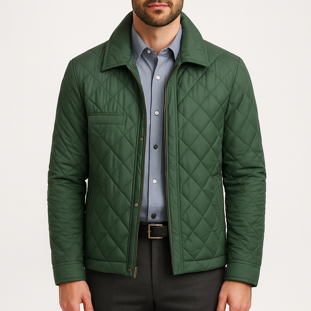 Men’s Insulated Business Jacket – Tailored, Smart & Water-Resistant