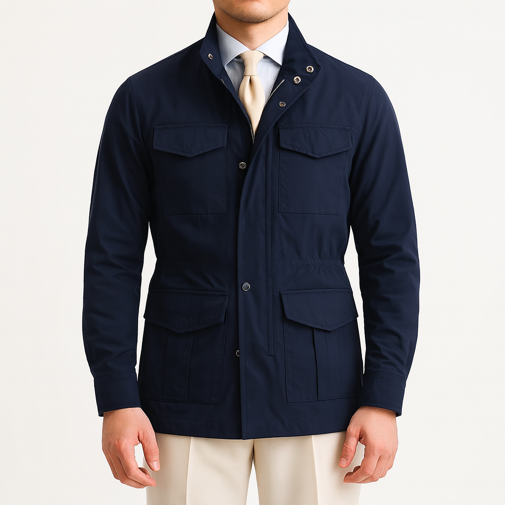 Men’s Heritage Hunting Raincoat – Waterproof, Quilted & Durable