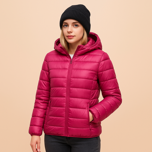 Down Jacket Women's Short Light And Thick