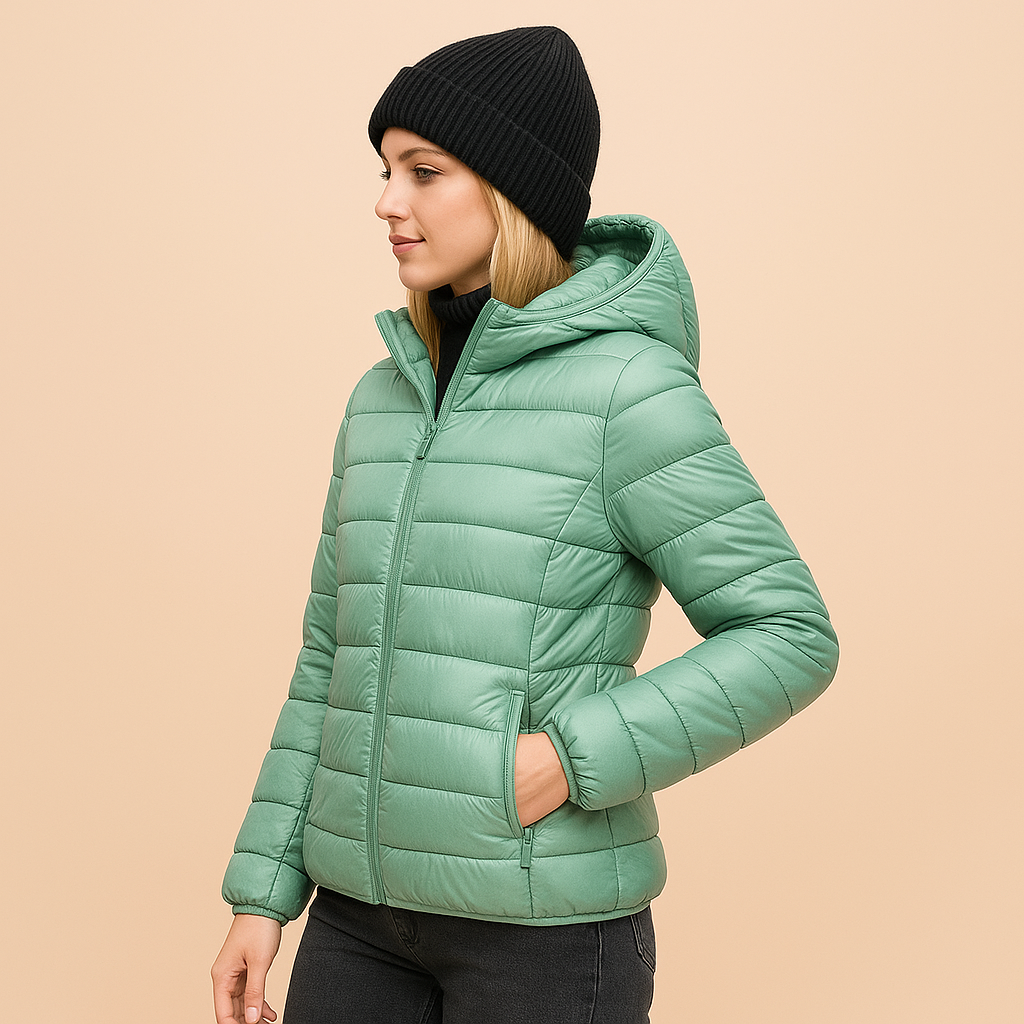Down Jacket Women's Short Light And Thick