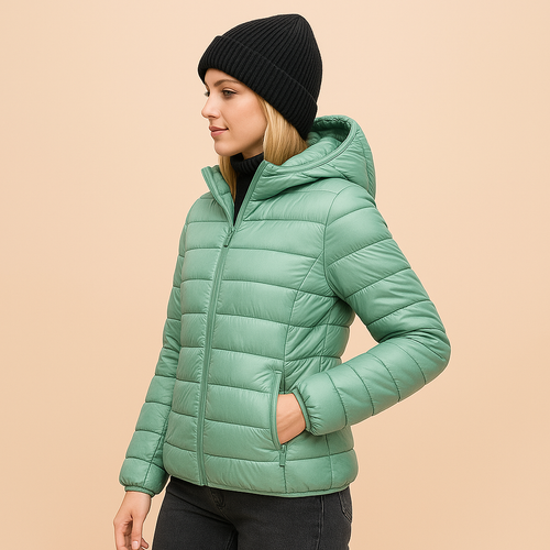 Down Jacket Women's Short Light And Thick