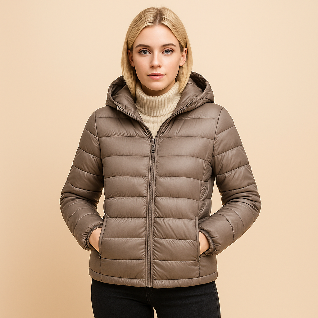 Down Jacket Women's Short Light And Thick