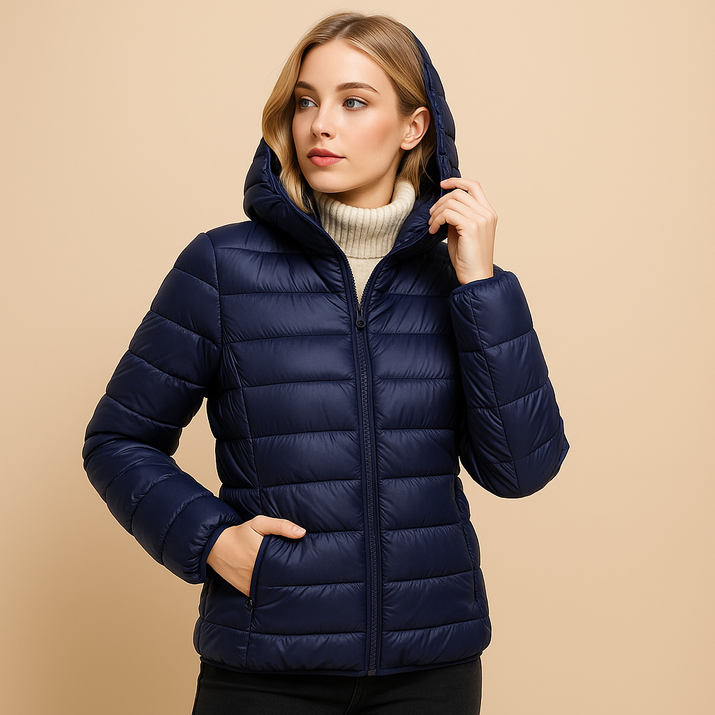 Down Jacket Women's Short Light And Thick