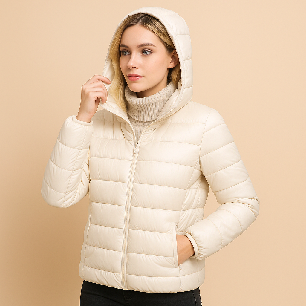 Down Jacket Women's Short Light And Thick