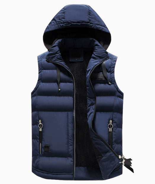 UrbanShield Puffer Gilet with Hood
