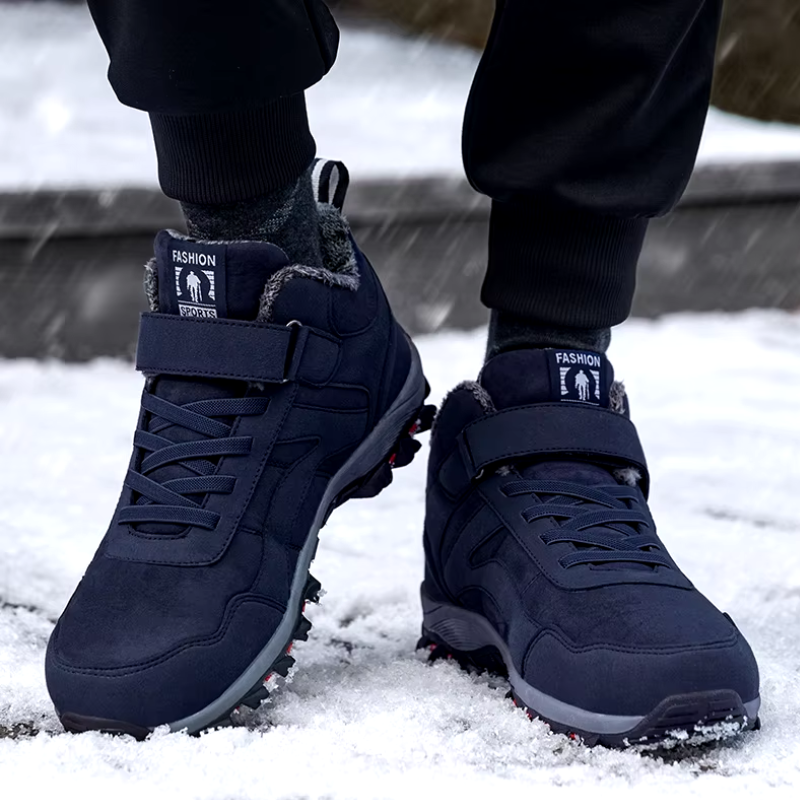Men’s Winter Boots – Warm Stylish Ankle Boots with Non-Slip Sole